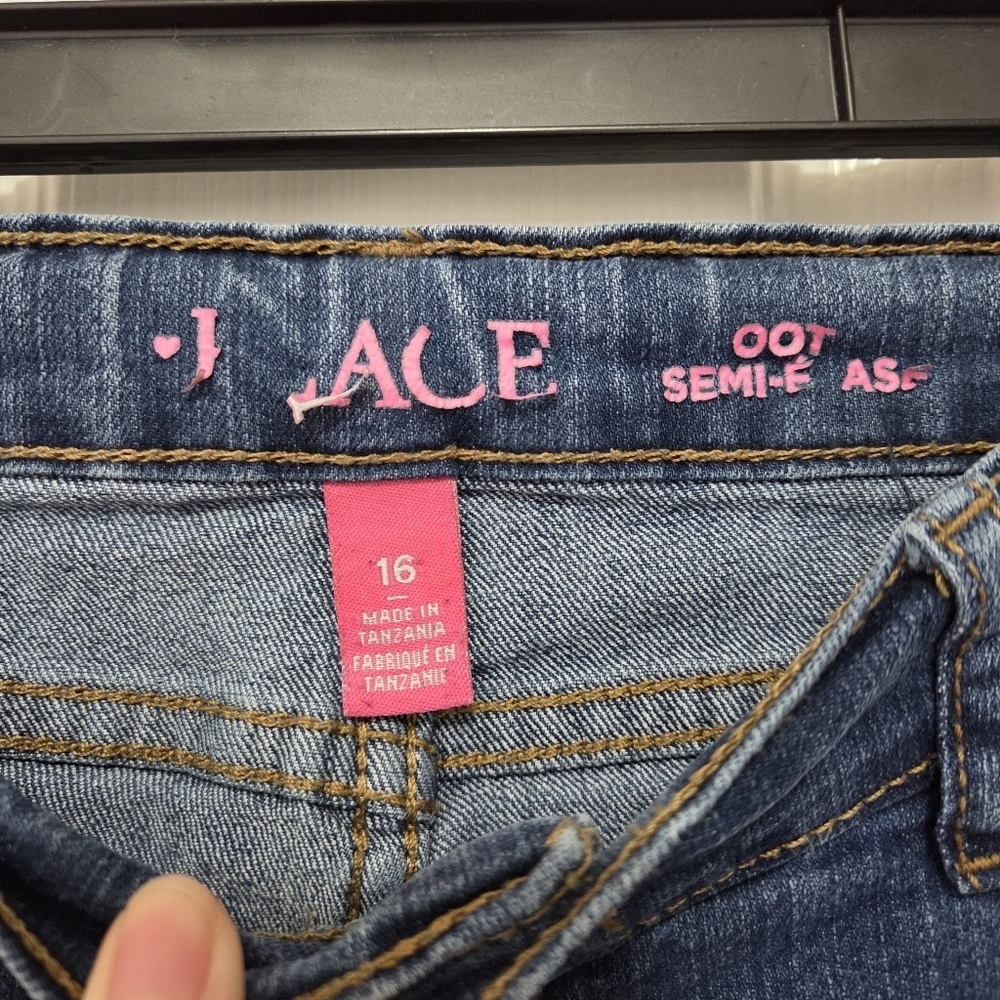 The Children's Place Girls Bootcut MidRise Classic Fit Jeans Bundle Size 16 - Picture 4 of 14